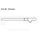 12" Oldage LED Barn Light with Victorian Arm in Black