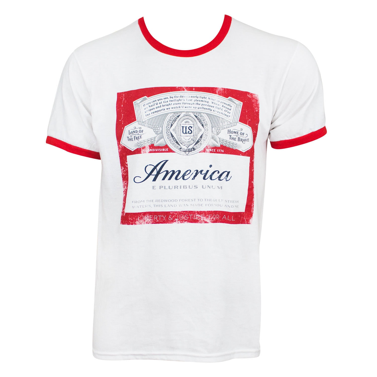 Budweiser America Tee Shirt Red