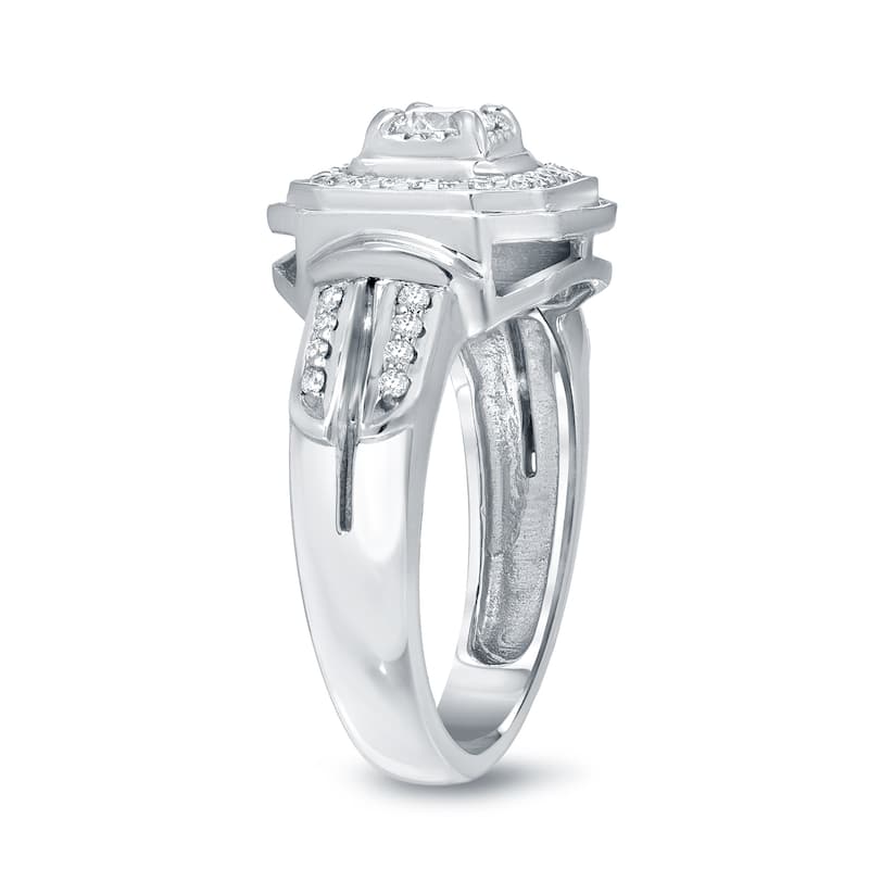 14k Gold 2/5ct TDW Round Diamond Engagement Ring by Auriya