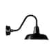 14" Oldage LED Barn Light with Rustic Arm in Matte Black