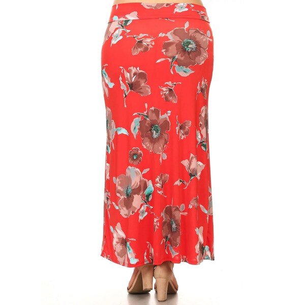 womens plus maxi skirt