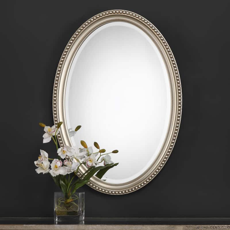 Copper Grove Elsplans Oval Mirror - Brown - 22x32x1.25