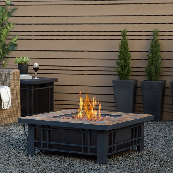 Shop Morrison Propane Fire Pit By Real Flame Ships To Canada