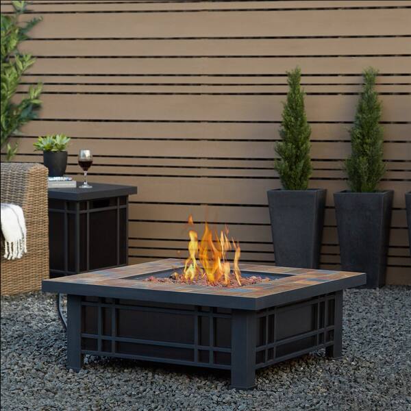 Shop Morrison Propane Fire Pit By Real Flame Free Shipping Today