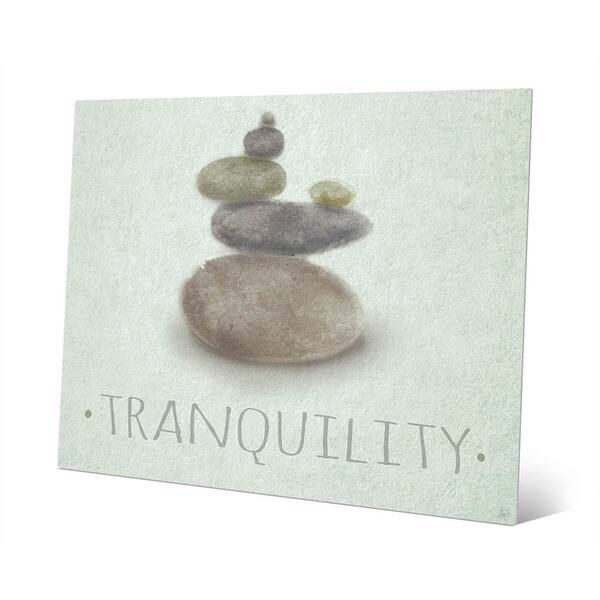 Shop Zen Stones Green Wall Art Print On Metal Overstock