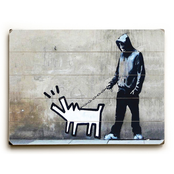 Choose Your Weapon - Grey Wall Decor by Banksy