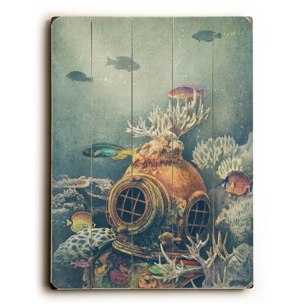 Sea Change Wall Decor by Terry Fan Green/Gold Bed Bath & Beyond