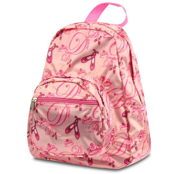 small pink rucksack