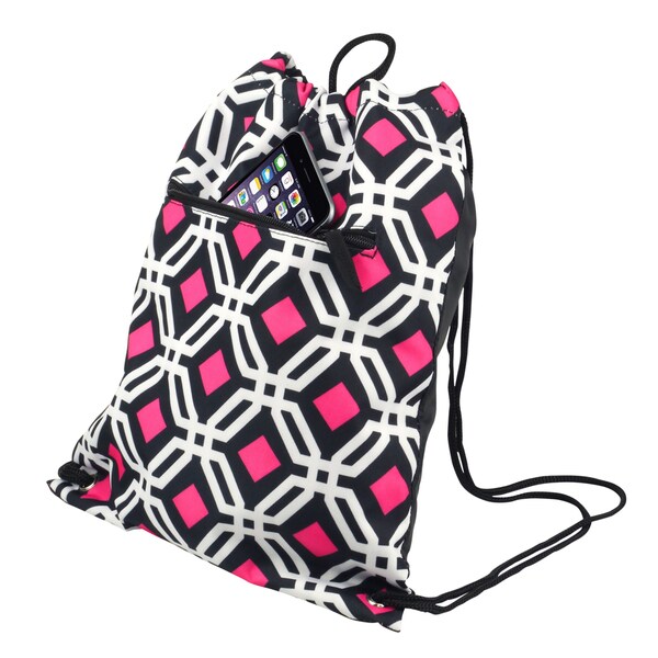 black pink sling bag