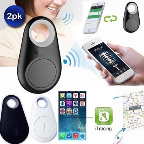 Shop BLACK iTag AntiLost Theft Device Alarm Bluetooth Smart Remote