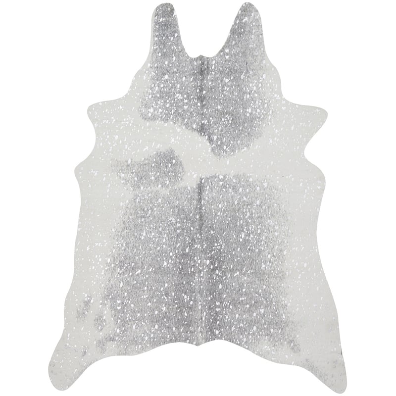 Alexander Home Clayton Faux Cowhide Area Rug On Sale Bed Bath