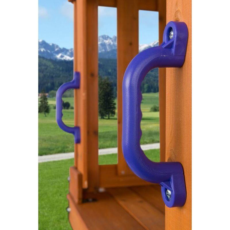 Plastic Playset Safety Handles, One Pair, 6 Colors, Hardware Included