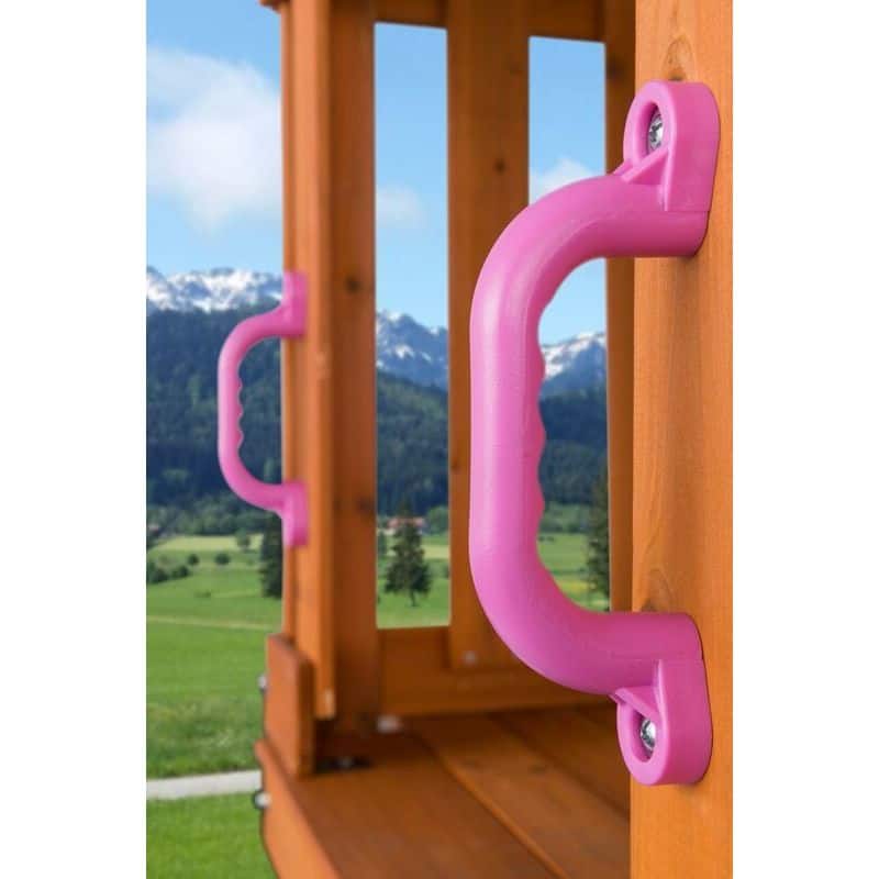 Plastic Playset Safety Handles, One Pair, 6 Colors, Hardware Included