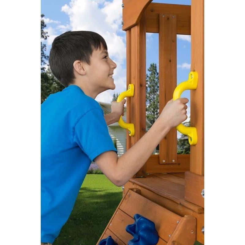 Plastic Playset Safety Handles, One Pair, 6 Colors, Hardware Included