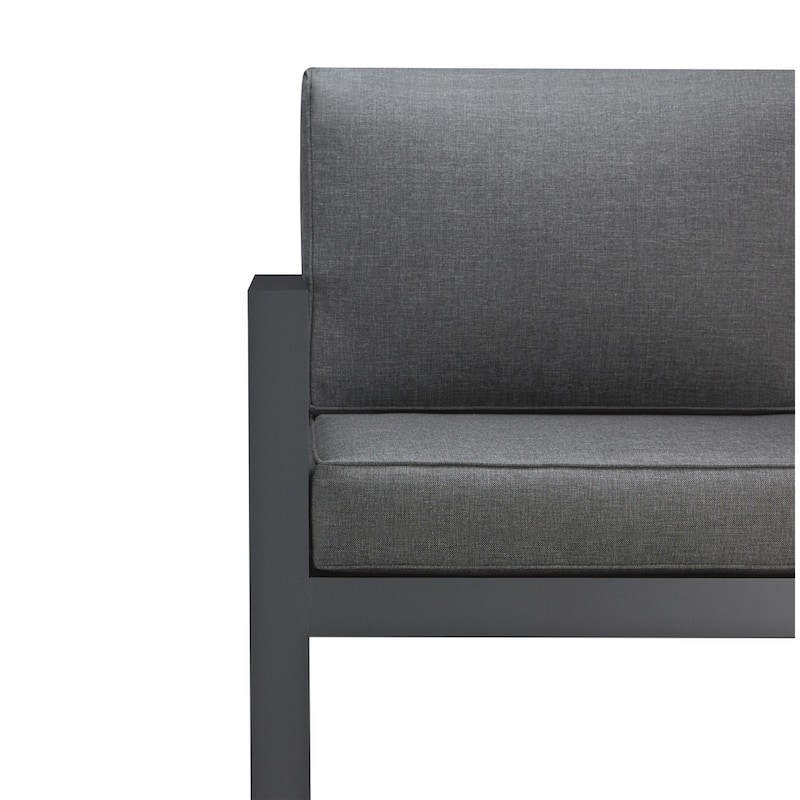 Baltic Outdoor Sofa in Grey by Real Flame