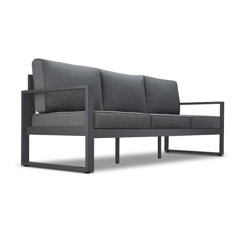 Baltic Outdoor Sofa in Grey by Real Flame