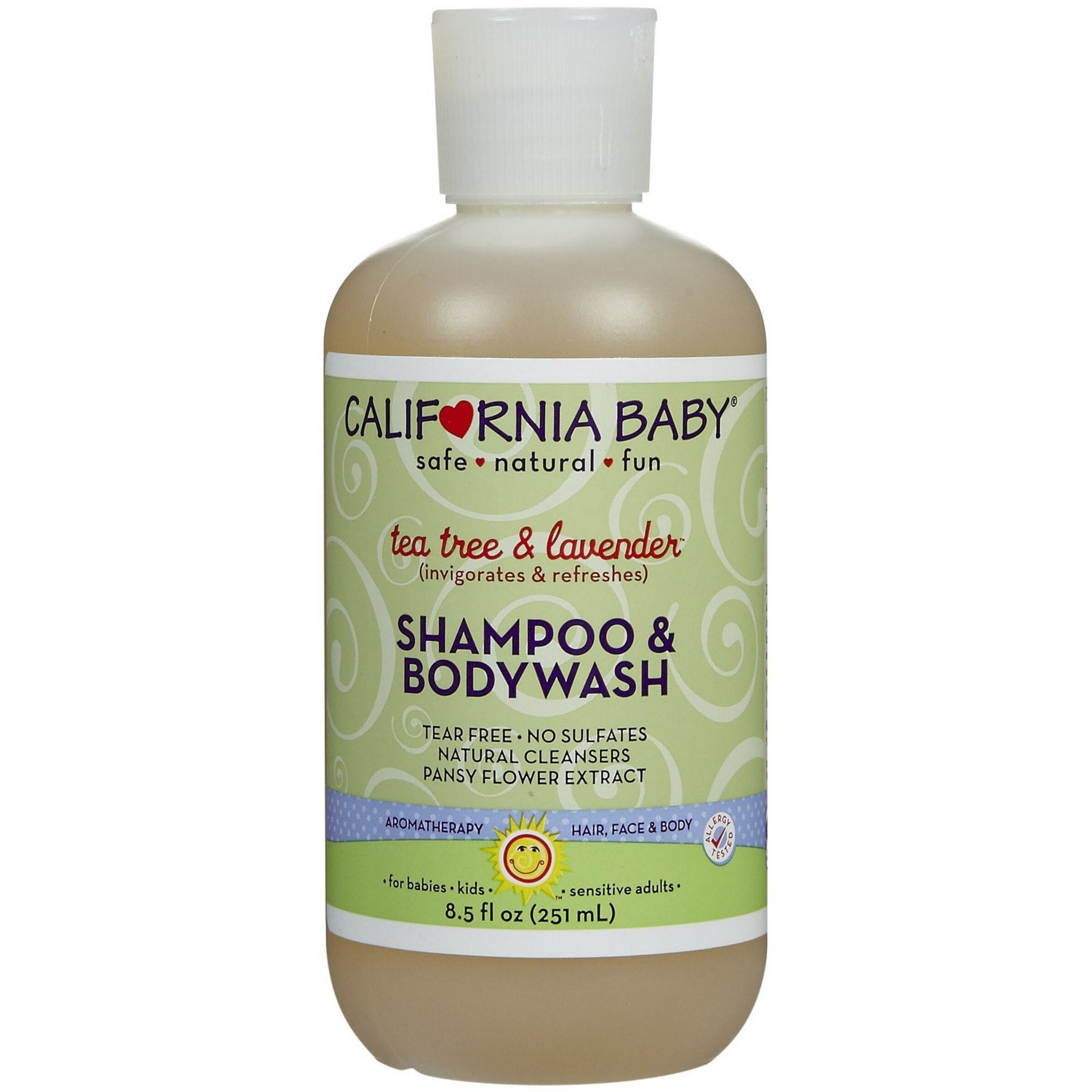 california baby tea tree and lavender shampoo
