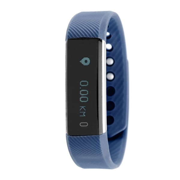 Everlast TR9 Fitness Tracker Waterproof Watch with Heart-Rate Monitor - Blue