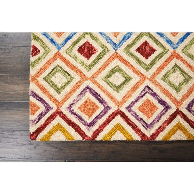 Nourison Vibrant Geometric Area Rug