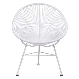 Acapulco White Vinyl Indoor/Outdoor Patio Chair