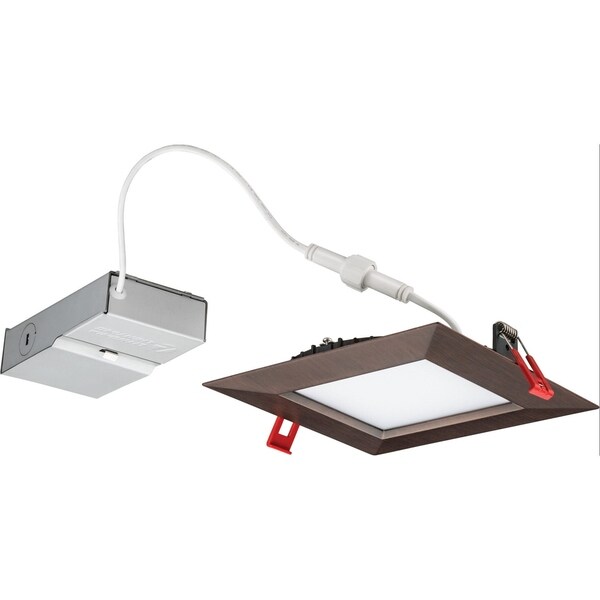 Lithonia Lighting 14w Ultra Thin 6 Square Dimmable Recessed Lithonia Lighting 14w Ultra Thin 6 Square Dimmable Recessed Ceiling Light 4000k Bronze