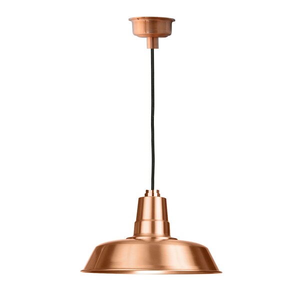 18" Oldage LED Pendant Light in Solid Copper