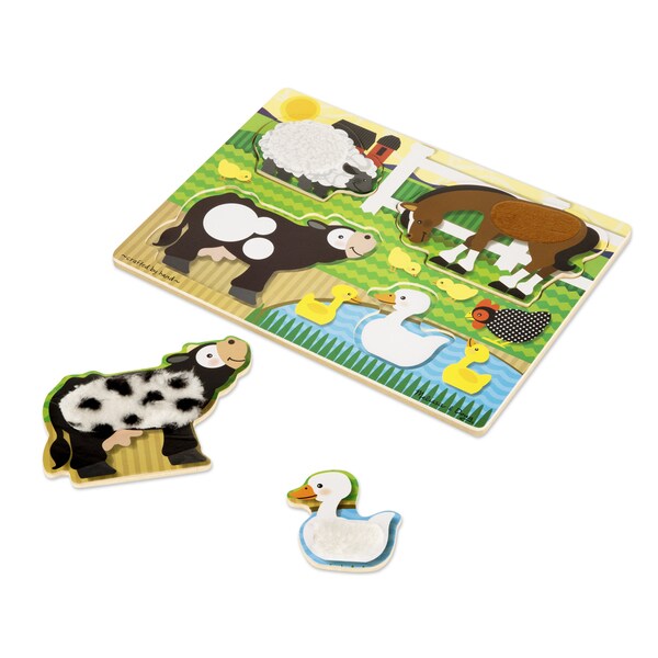 melissa and doug touch and feel puzzle