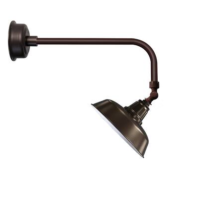 16" Goodyear LED Sign Light with Traditional Arm in Mahogany Bronze