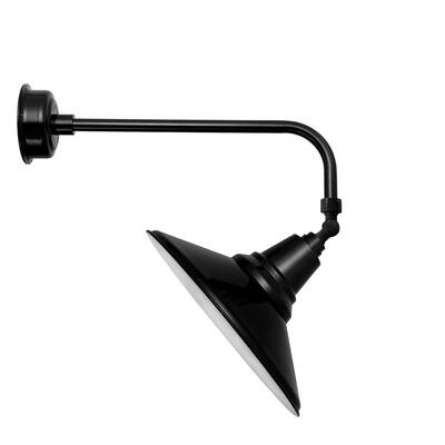16" Calla LED Sign Light with Traditional Arm in Black
