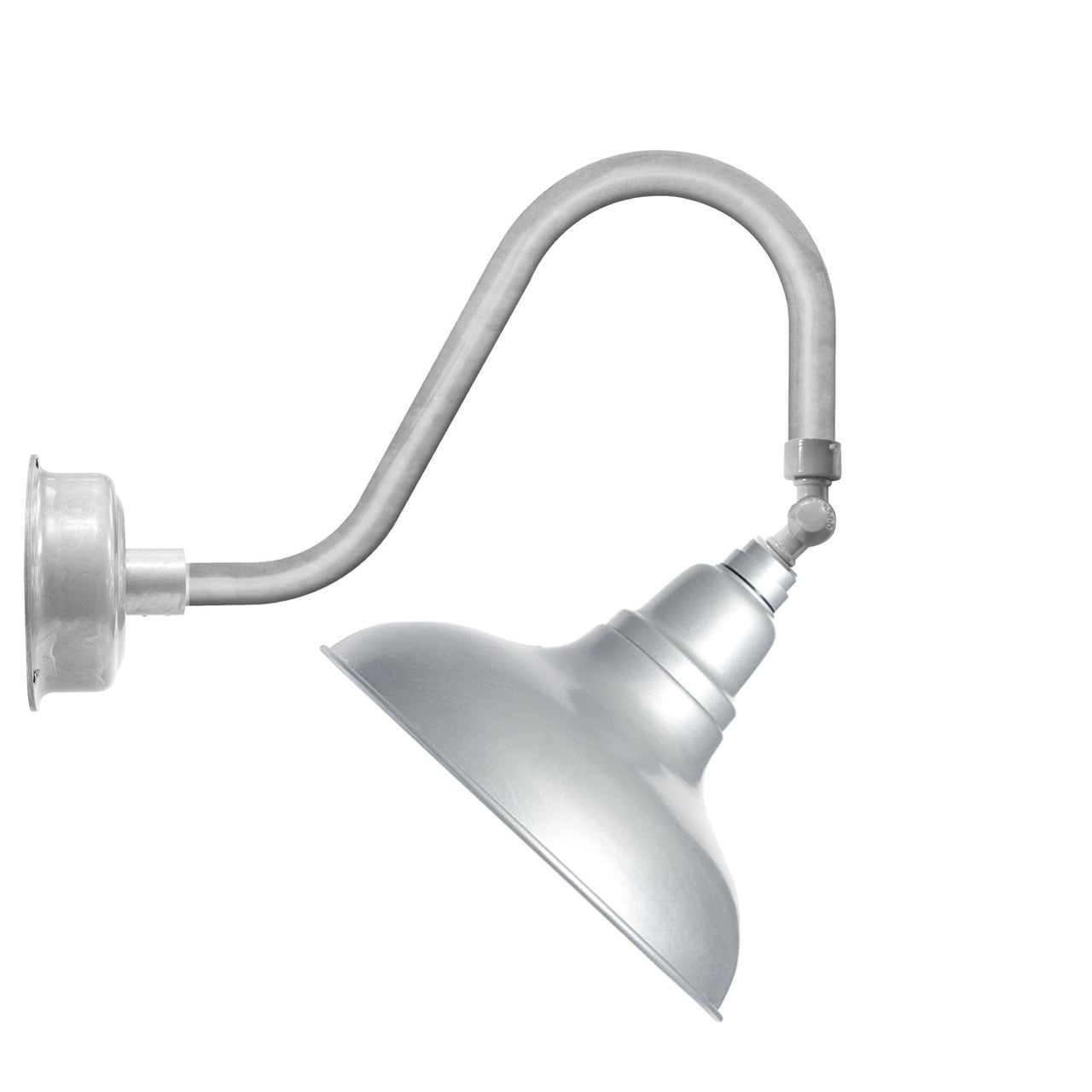 12 Calla LED Sign Light with Sleek Arm in Galvanized Silver 12 Calla LED Sign Light with Sleek Arm in Galvanized Silver