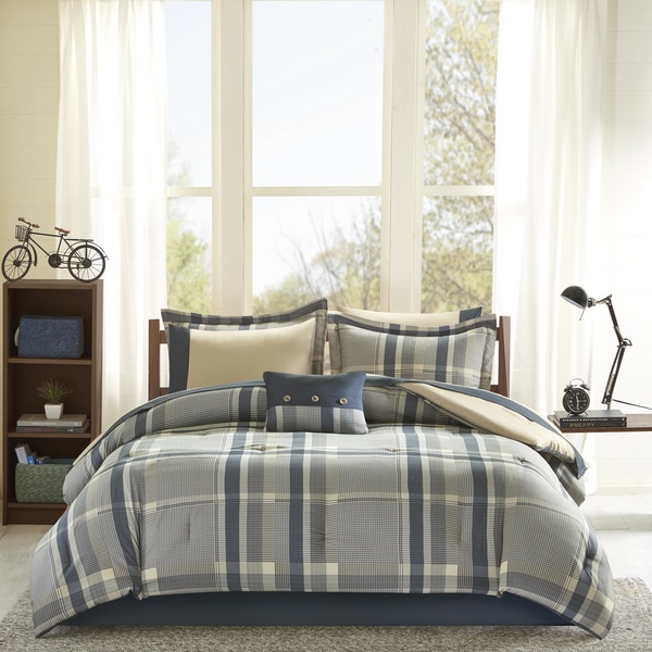 Intelligent Design Roger Navy Multi Bed in a Bag Set