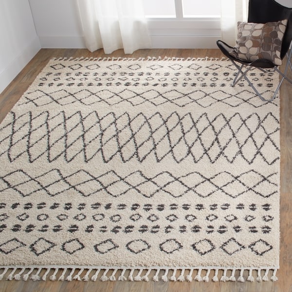 slide 1 of 38, Nourison Moroccan Shag Fringe Area Rug