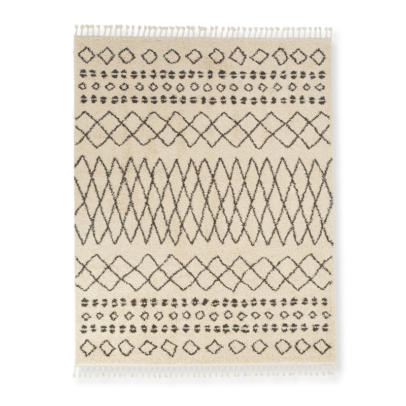 Nourison Moroccan Shag Plush Boho Area Rug