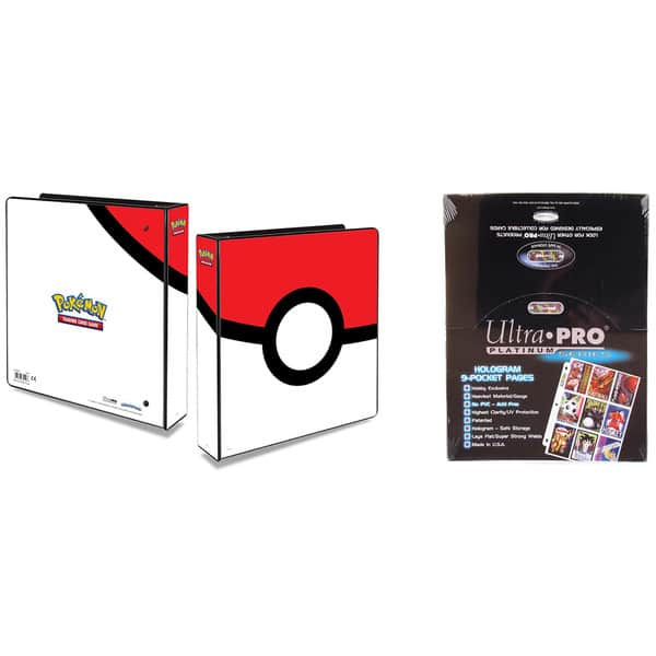 Shop Ultra Pro Pokémon Pokeball 2 3 Ring Binder Card Album