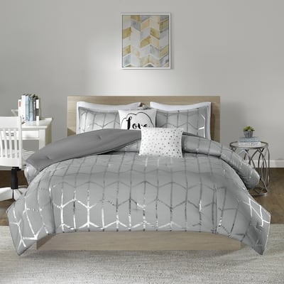 Grey Comforter Sets Find Great Bedding Deals Shopping At Overstock