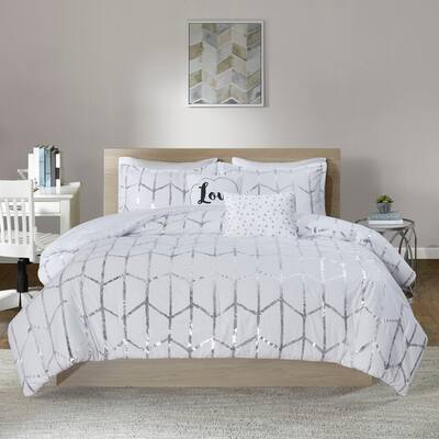 White Glam Comforter Sets Find Great Bedding Deals Shopping At