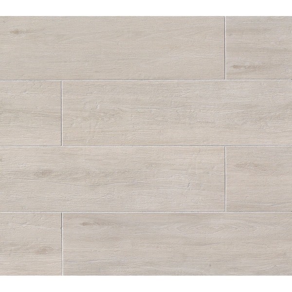 Titus Series White Porcelain Outdoor Wall Tile (Case of 8) - Bed Bath ...