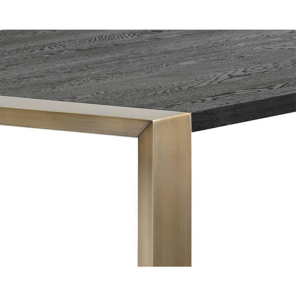 Sunpan Dalton Antique Br And Black 88 5 Inch Dining Table Sunpan Dalton Antique Br And Black 88 5 Inch Dining Table