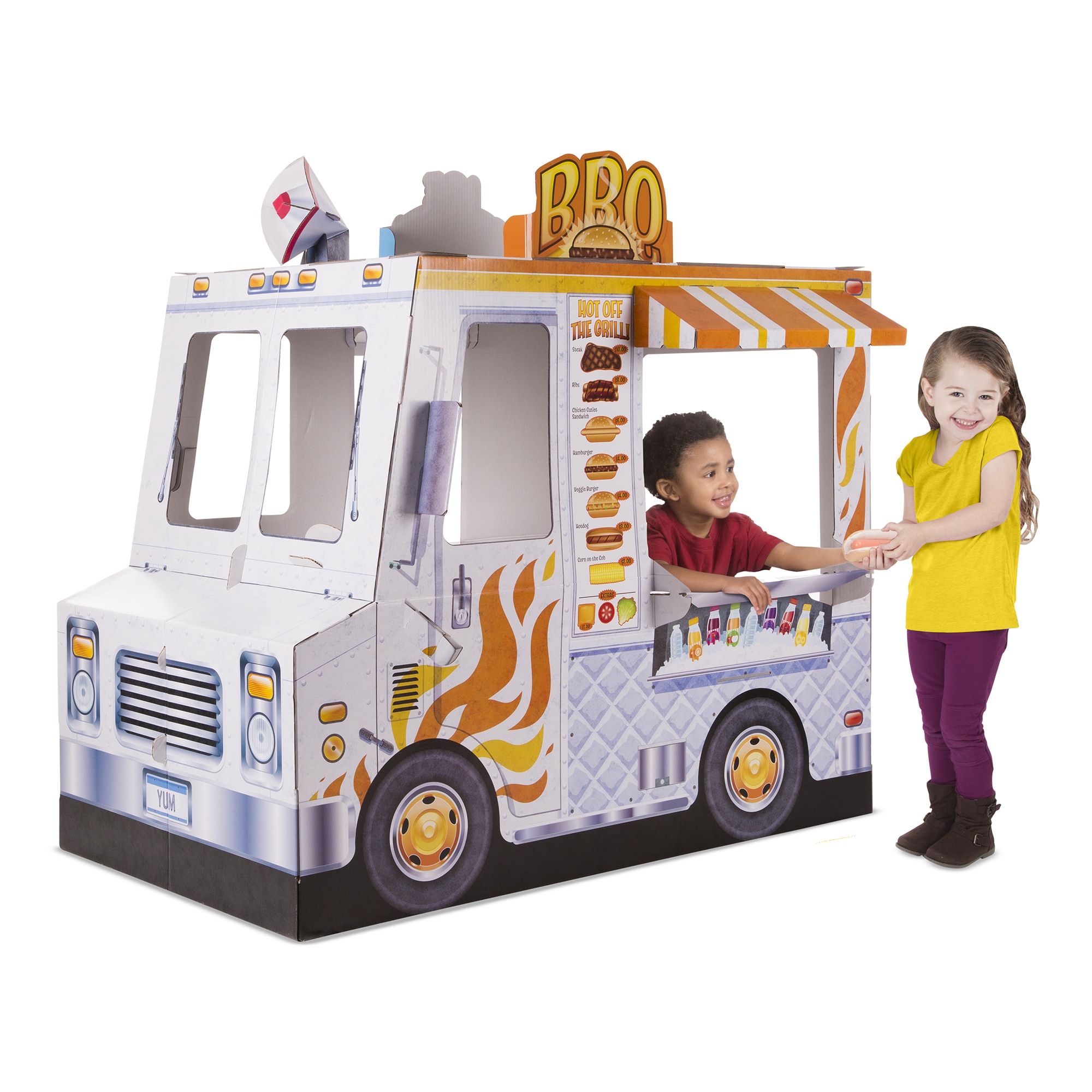 melissa and doug fire truck indoor playhouse