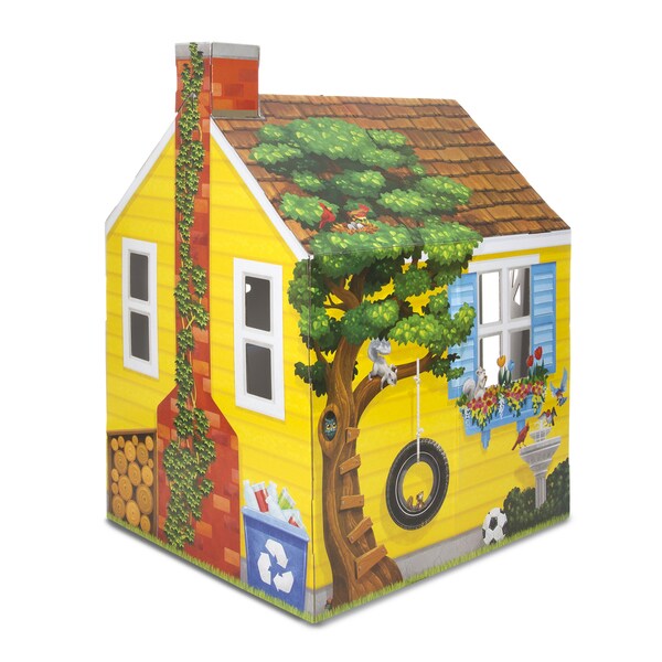 Melissa Doug Cottage Cardboard Structure