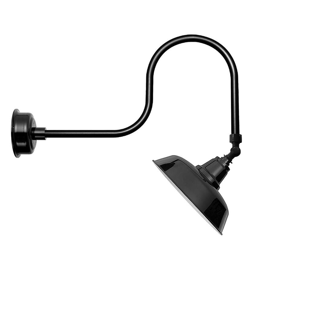 16" Goodyear LED Sign Light with Industrial Arm in Black