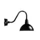 14" Blackspot LED Barn Light with Rustic Arm in Black