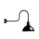 12" Blackspot LED Barn Light with Industrial Arm in Matte Black
