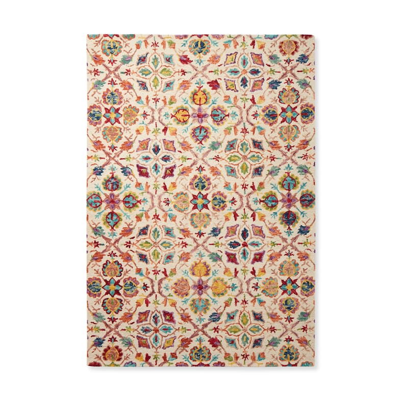 Nourison Vivid Hand-tufted Floral Wool Area Rug
