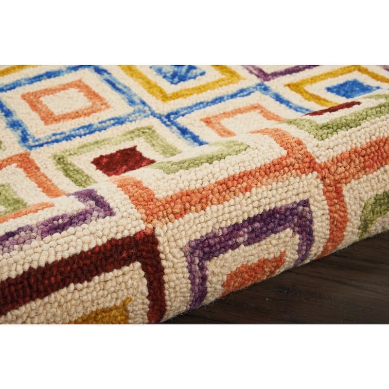 Nourison Vibrant Geometric Area Rug