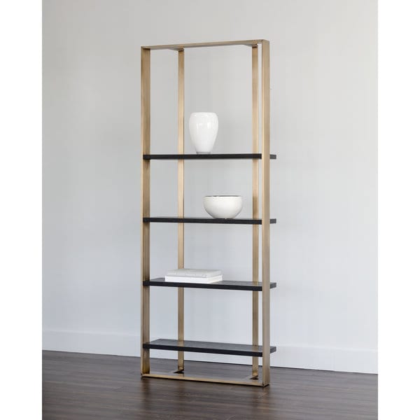 Small brass online bookshelf