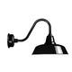 14" Goodyear LED Barn Light with Rustic Arm in Black