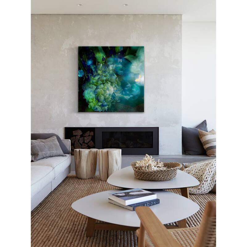 'Symphony in Blue' Painting Print on Wrapped Canvas - Multi-Color