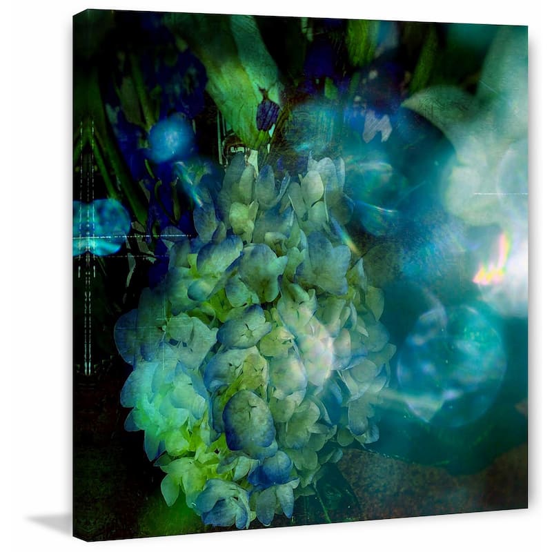 'Symphony in Blue' Painting Print on Wrapped Canvas - Multi-Color