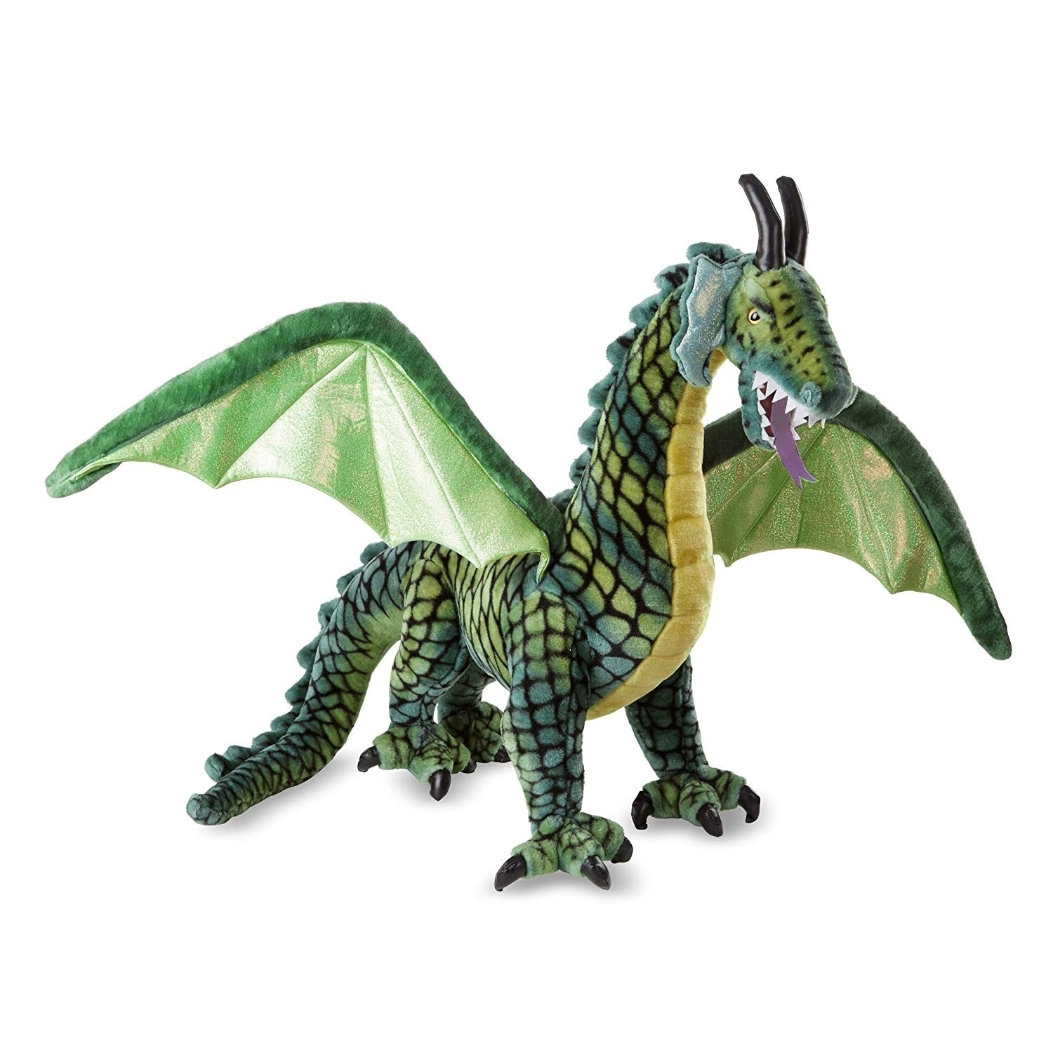 green dragon plush toy